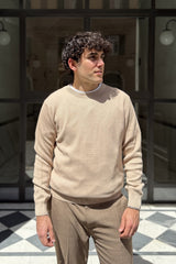 Four Brothers - Maglione a Costa Inglese Beige