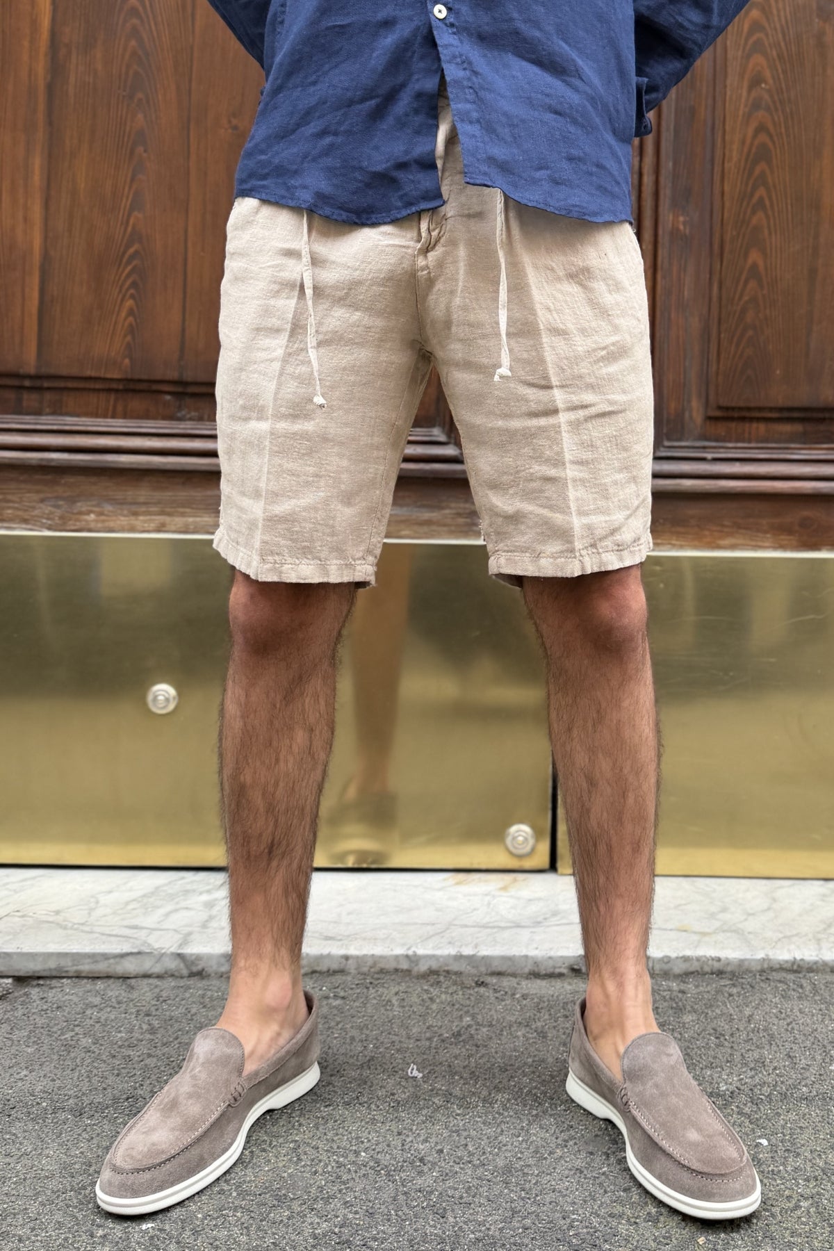 Four Brothers - Bermuda Lino Beige