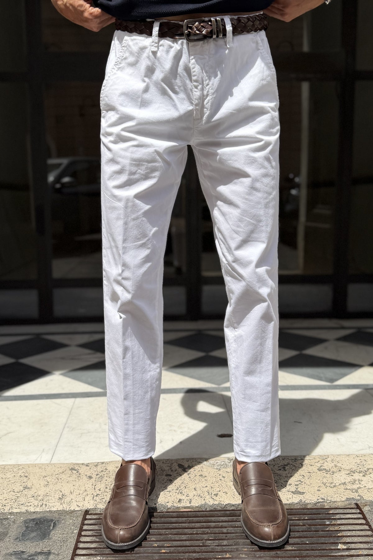Four Brothers - Pantalone Chino bianco