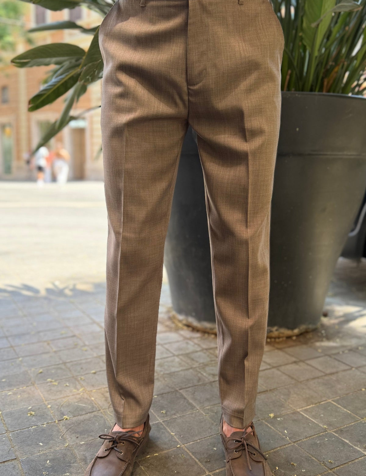 Pantalone Capri Fit Corda - vista frontale