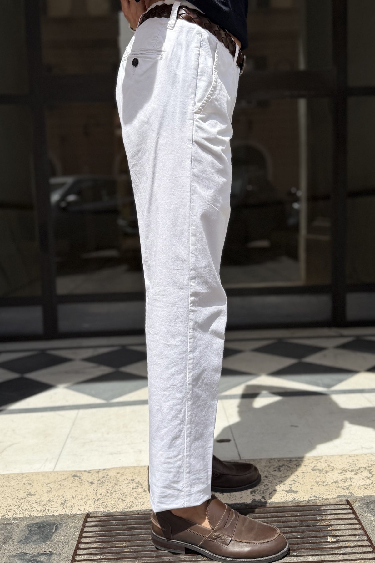 Four Brothers - Pantalone Chino bianco