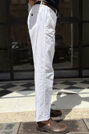 Four Brothers - Pantalone Chino bianco