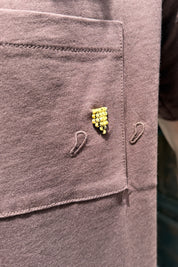 Seinse - T-shirt Ricamo con Taschino mocha