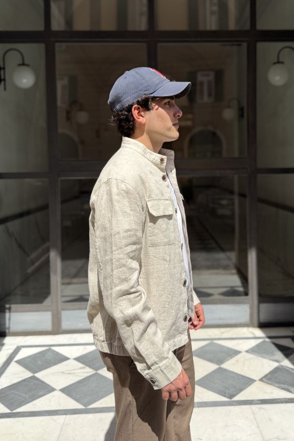 Seinse - Giubbino in Lino Beige