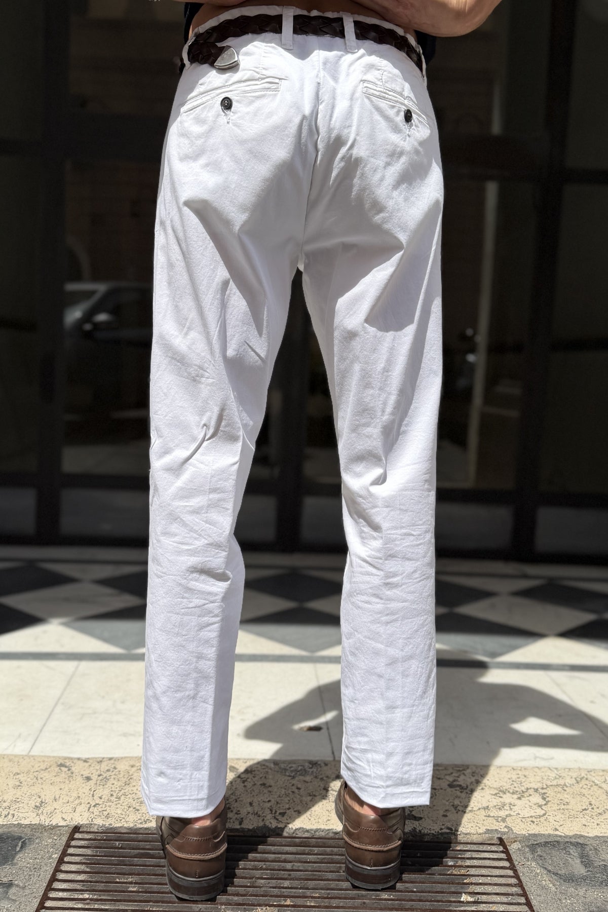 Four Brothers - Pantalone Chino bianco