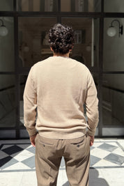 Four Brothers - Maglione a Costa Inglese Beige