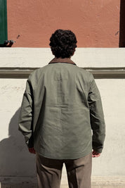 Jack & Jones - Giacca con Collo in Velluto Verde