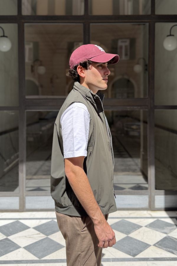 Four Brothers - Gilet Impermeabile Verde