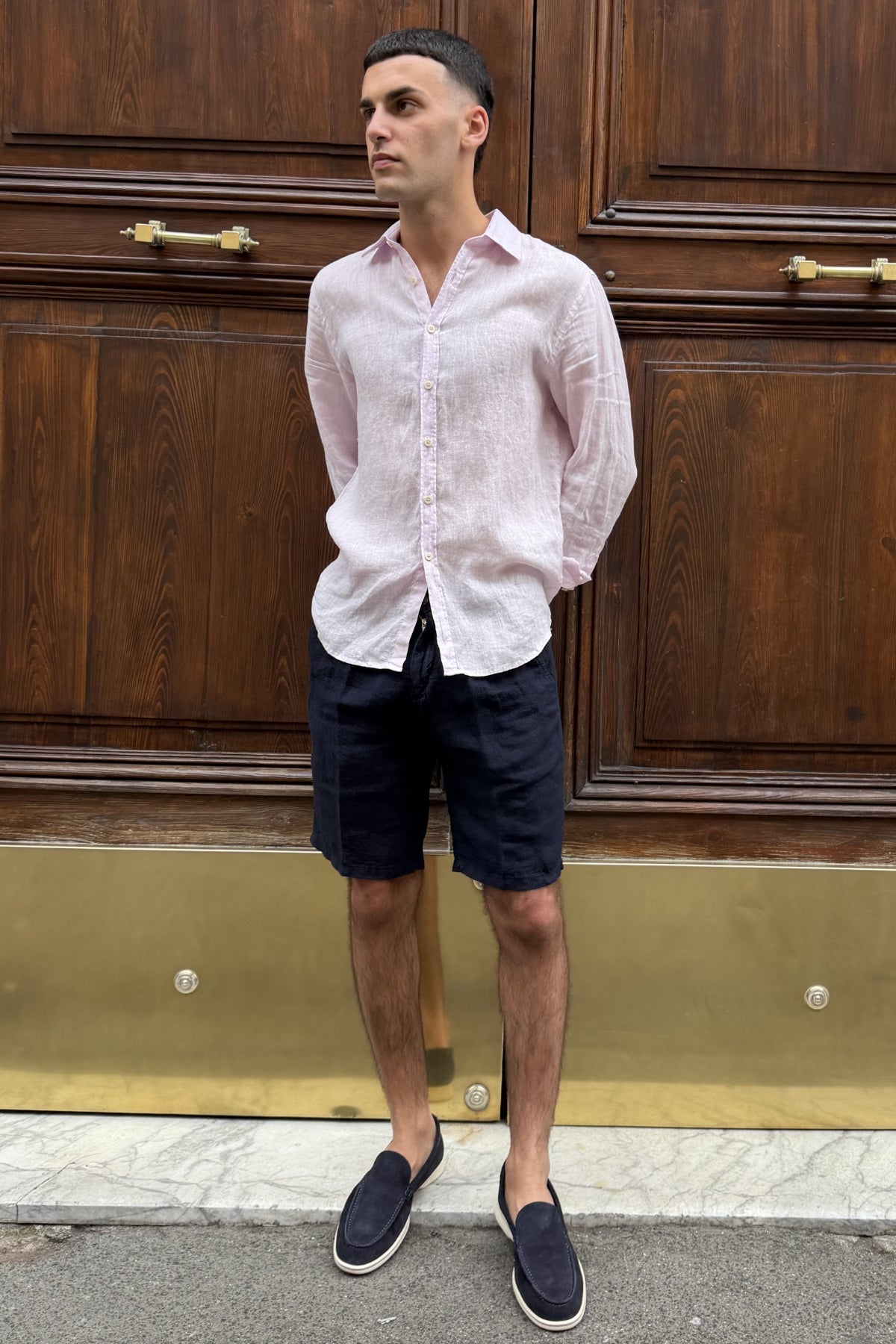 Four Brothers - Bermuda Lino Blu