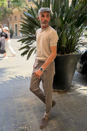 Pantalone Capri Fit Corda - vista posteriore