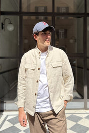 Seinse - Giubbino in Lino Beige