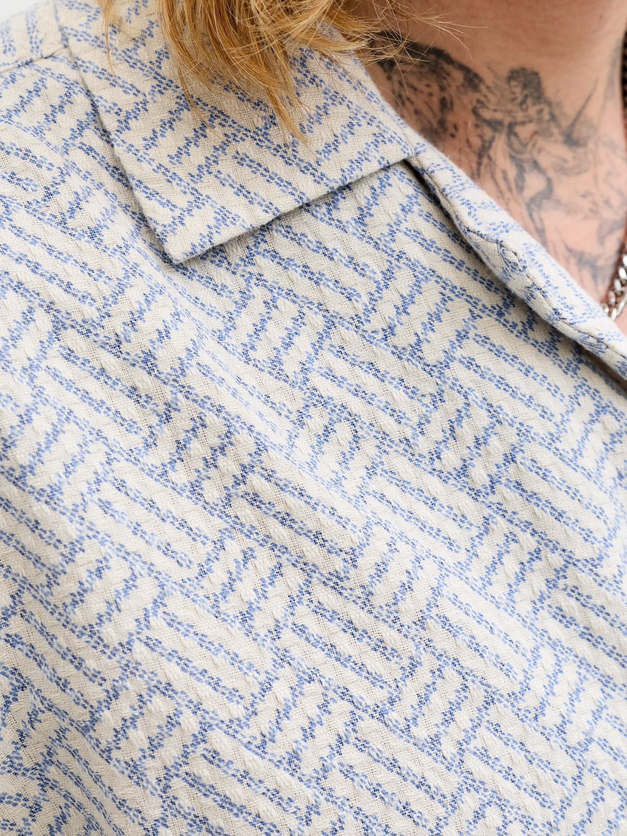 Jack&Jones - Camicia relaxed Ashley Blue