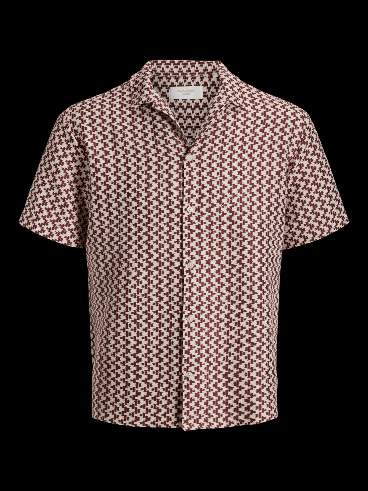 Jack&Jones - Camicia Relaxed Rosso Cabernet