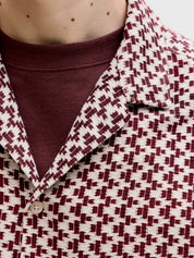 Jack&Jones - Camicia Relaxed Rosso Cabernet