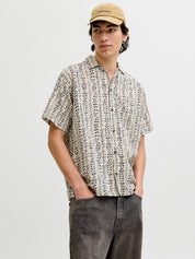 Jack&Jones - Camicia Relaxed Beige/Moonstruck