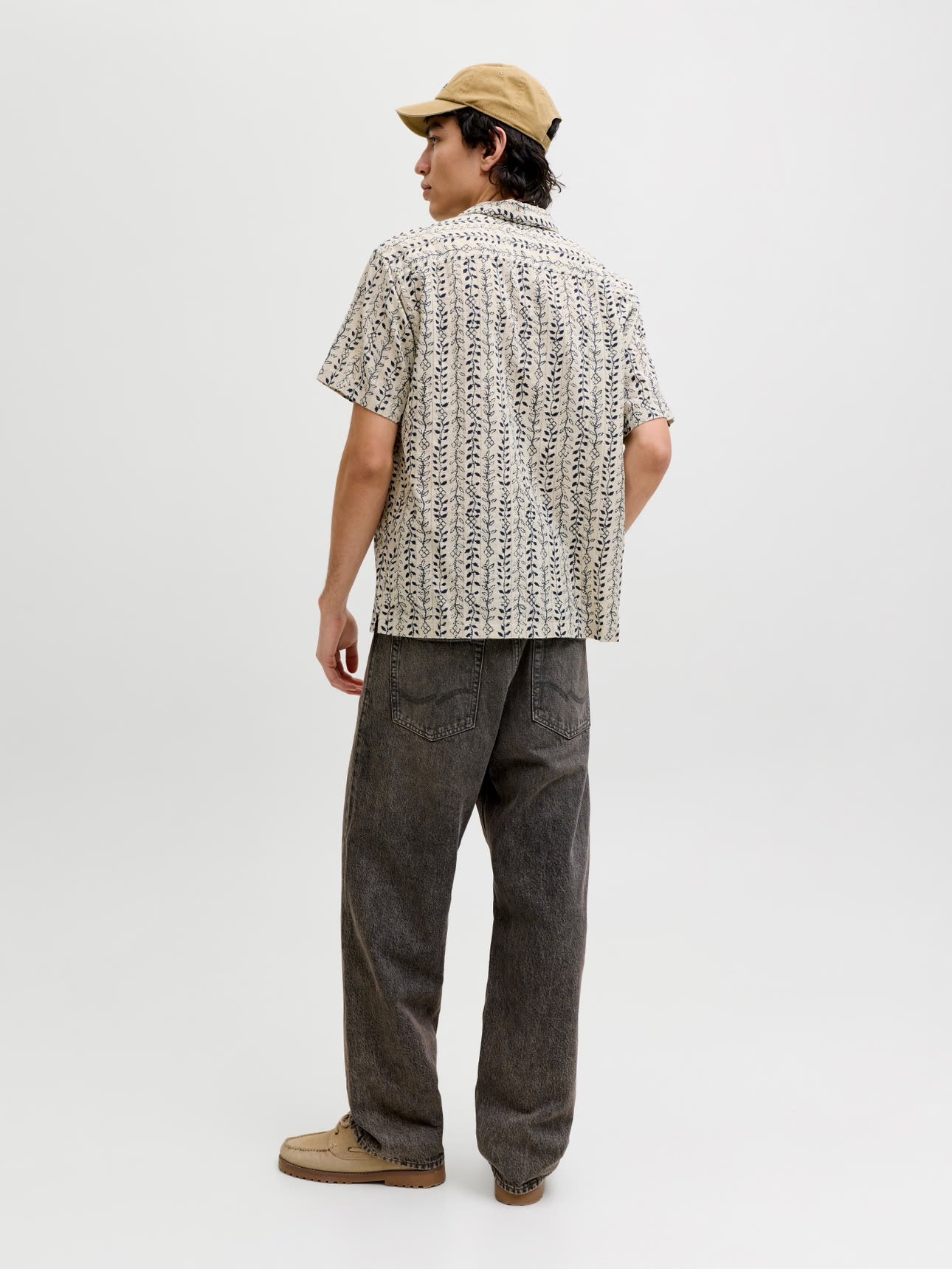 Jack&Jones - Camicia Relaxed Beige/Moonstruck