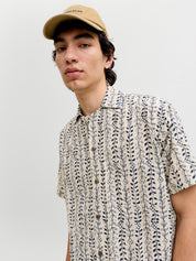 Jack&Jones - Camicia Relaxed Beige/Moonstruck