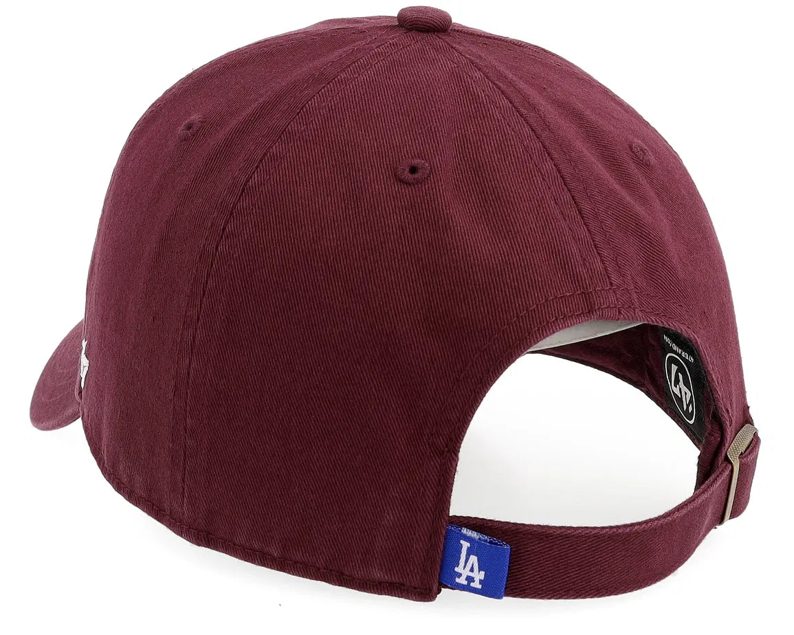 47 Brand - Los Angeles Dodgers Clean Up Dad Cap Dark Maroon