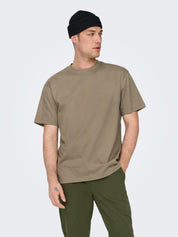 Only & Sons - T-Shirt Oversize Desert Taupe