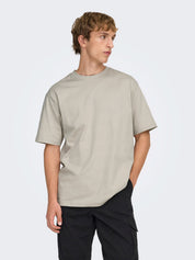 Only & Sons - T-Shirt Oversize Silver Lining