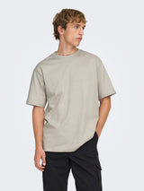 Only & Sons - T-Shirt Oversize Silver Lining