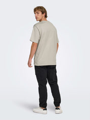Only & Sons - T-Shirt Oversize Silver Lining