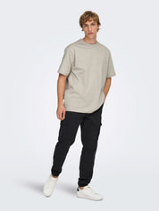 Only & Sons - T-Shirt Oversize Silver Lining