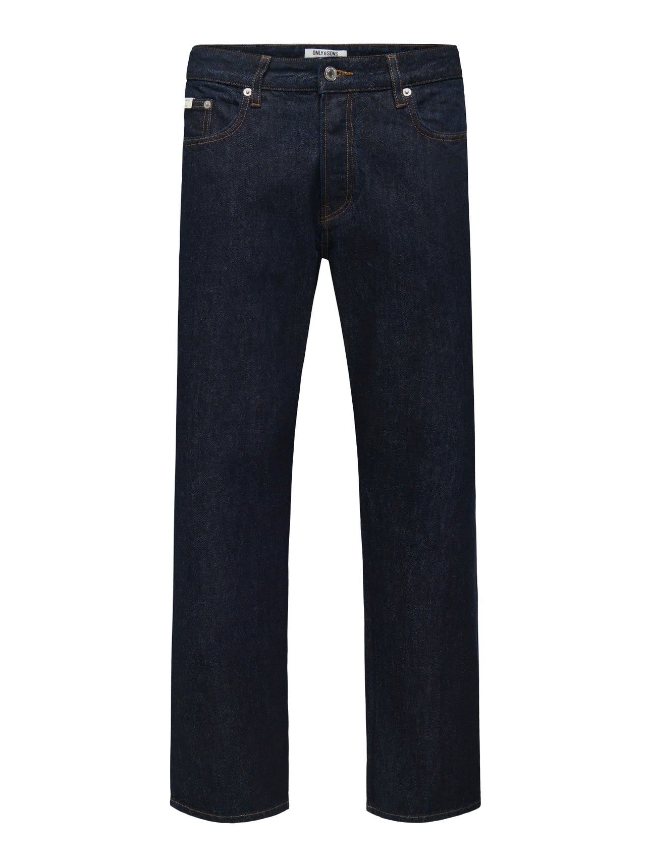 ONSEdge Straight Jeans dark blue - retro su fondo bianco