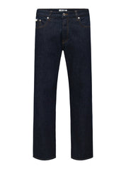 ONSEdge Straight Jeans dark blue - retro su fondo bianco
