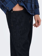 ONSEdge Straight Jeans - dettaglio tasca posteriore
