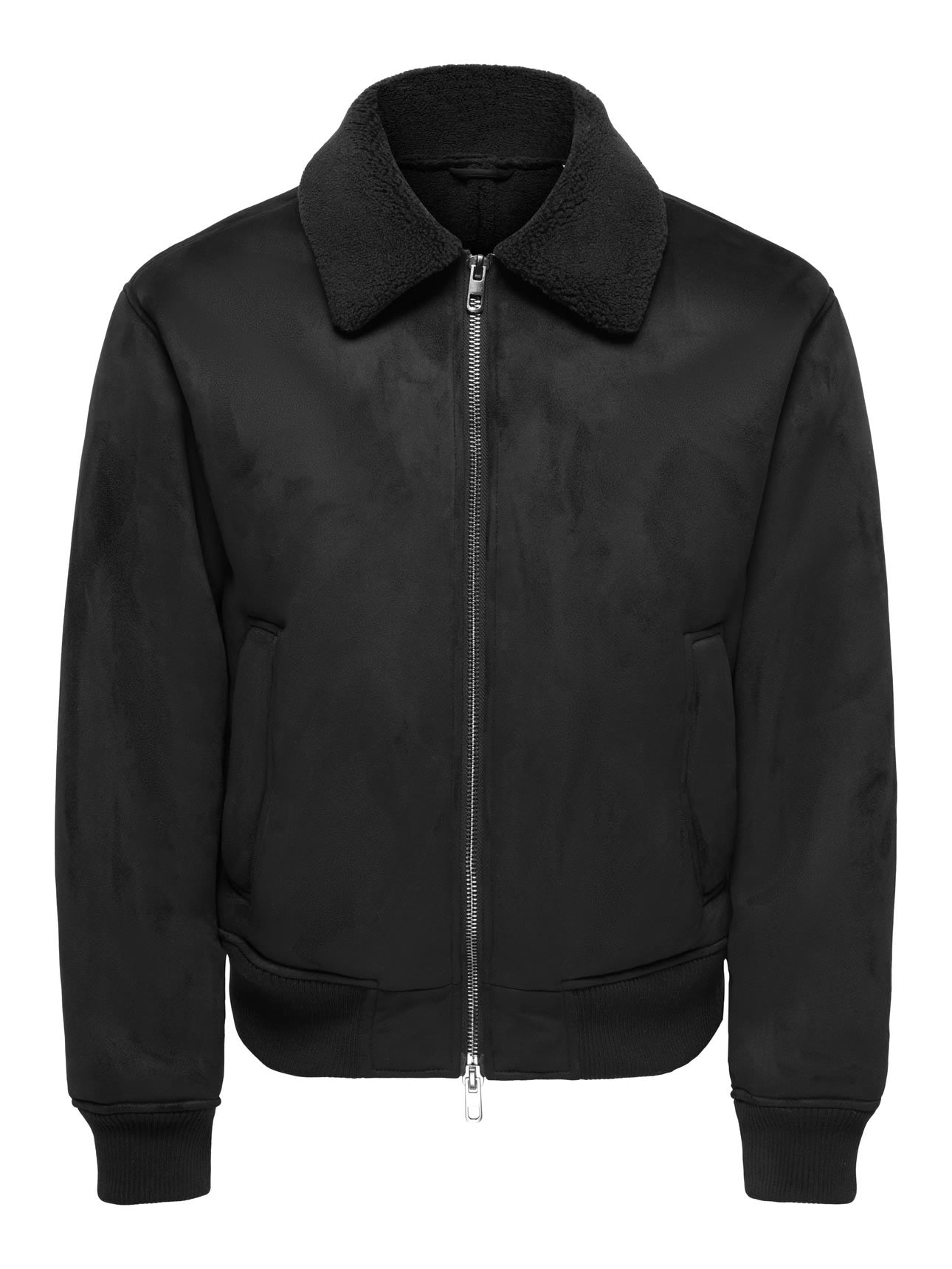 ONSSpencer teddy nera - retro su fondo bianco