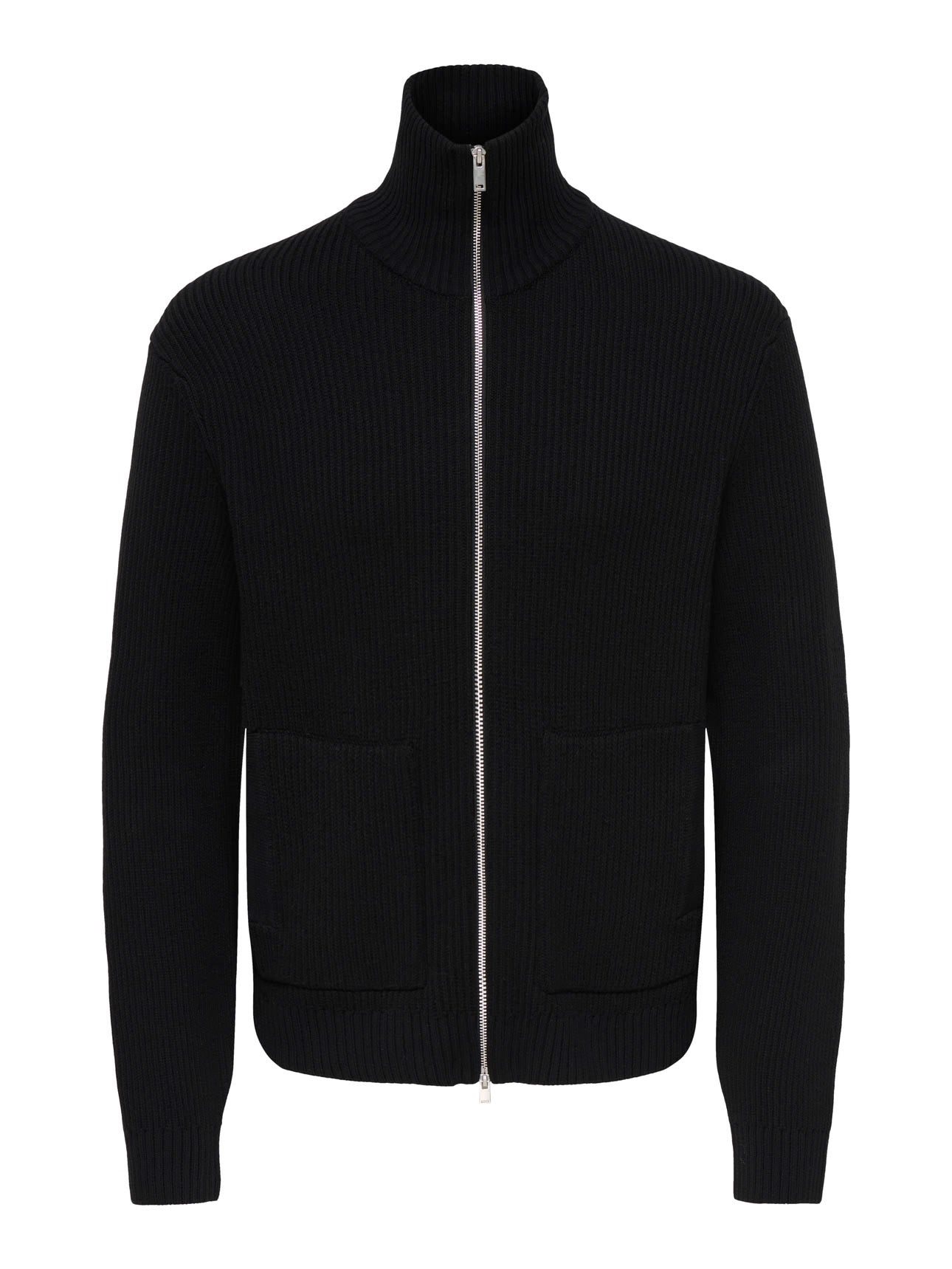 ONSStay cardigan nero - retro su fondo bianco