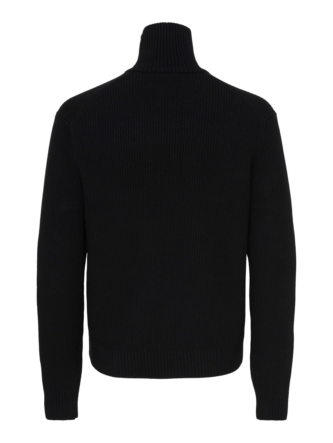 ONSStay cardigan nero - fronte su fondo bianco