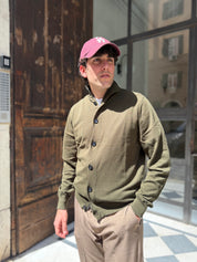 Four Brothers - Cardigan con bottone e zip