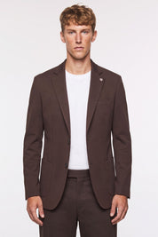 Four Brothers- Blazer Jersey Marrone