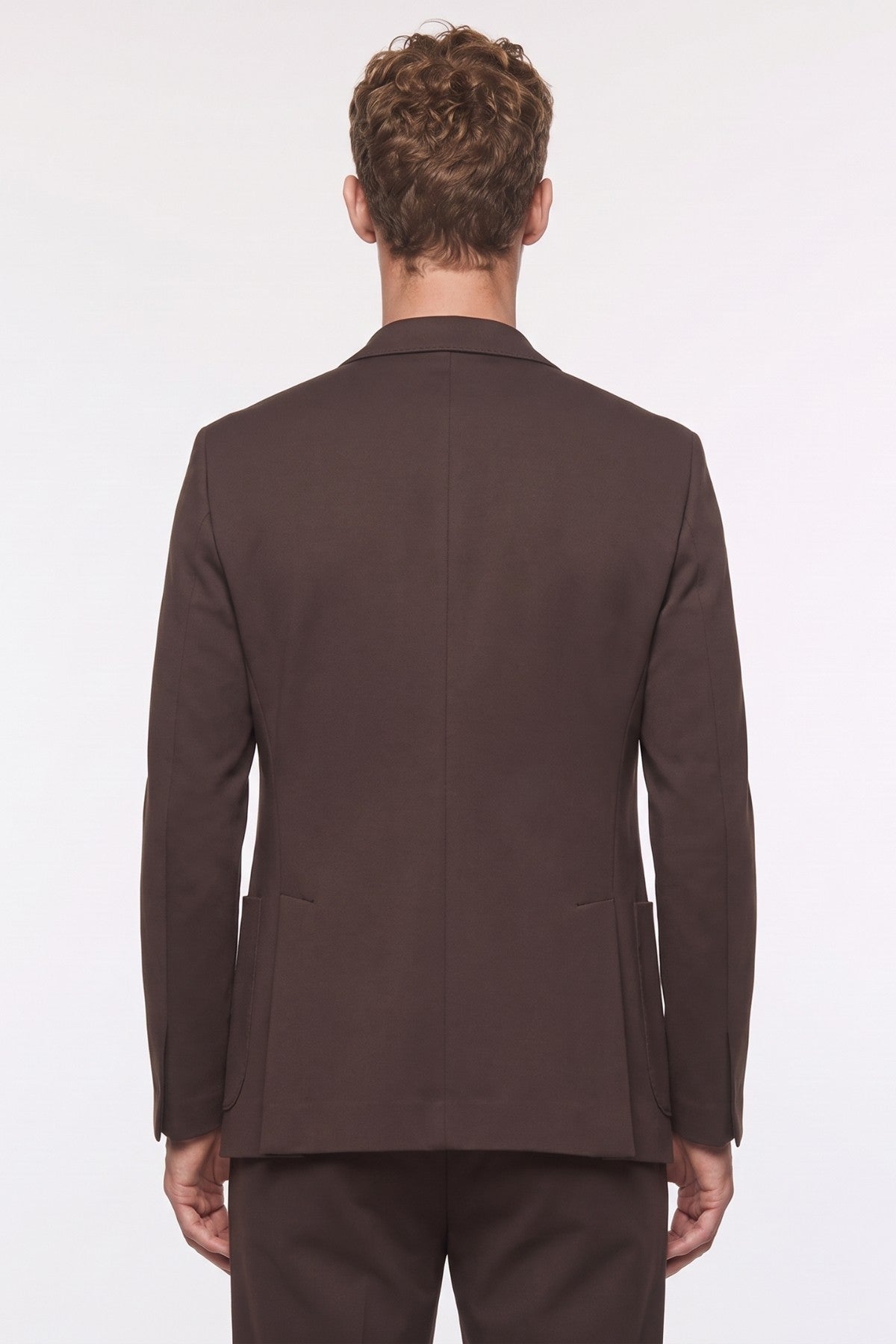 Four Brothers- Blazer Jersey Marrone