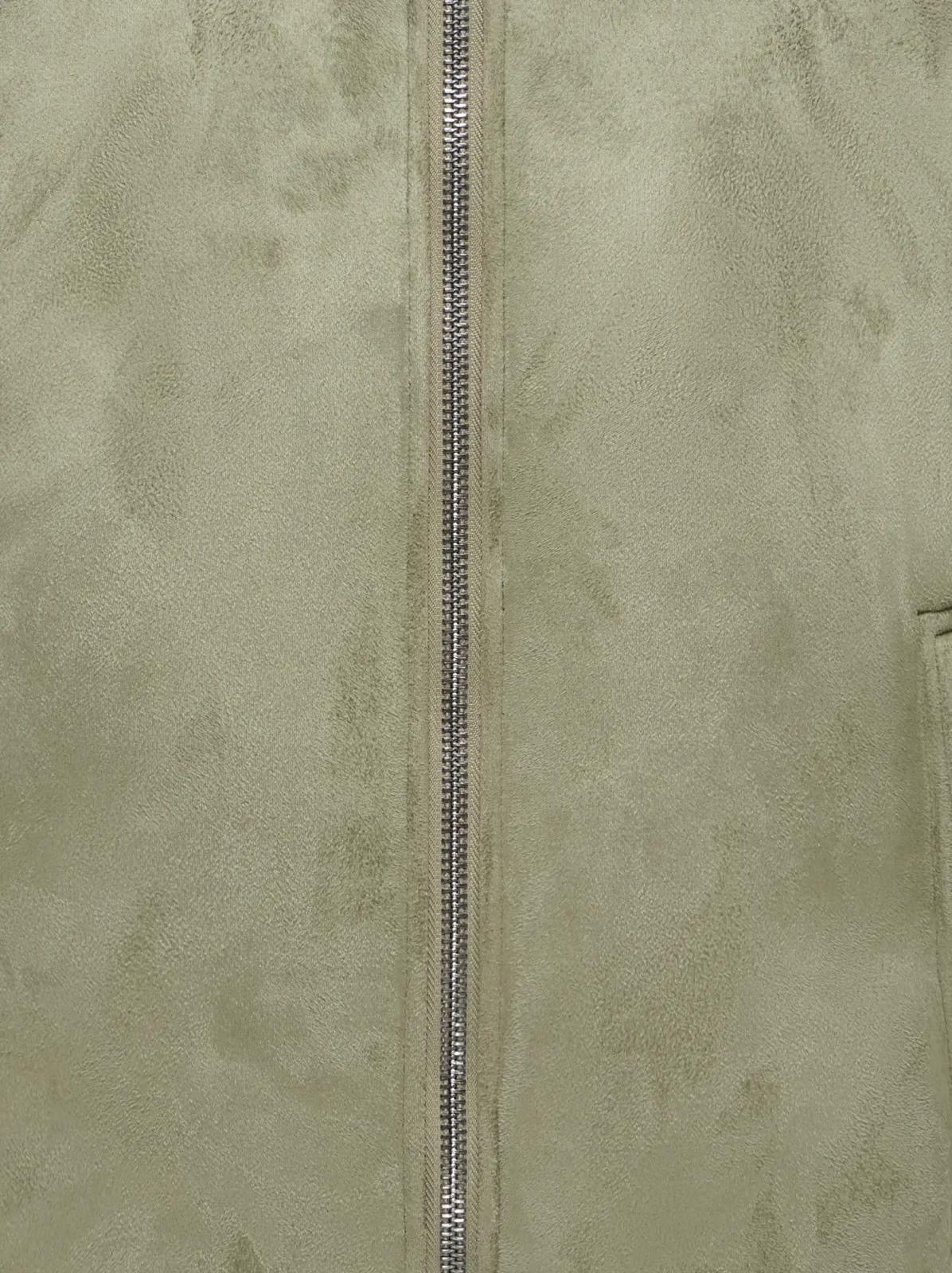 ONSPencer suede verde - fronte su fondo bianco