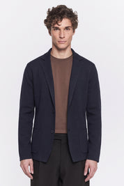 Four Brothers- Giacca Punto Milano Cotone Blu