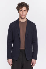 Four Brothers- Giacca Punto Milano Cotone Blu