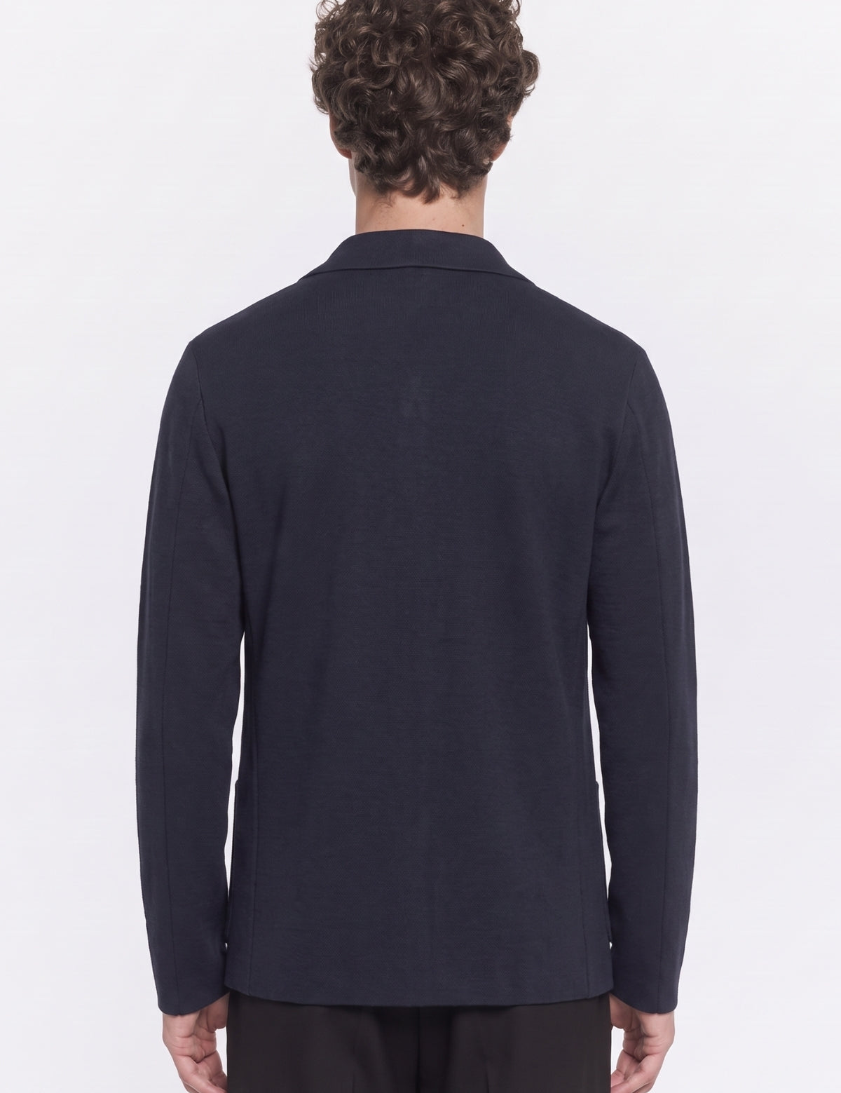 Four Brothers- Giacca Punto Milano Cotone Blu