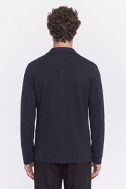 Four Brothers- Giacca Punto Milano Cotone Blu