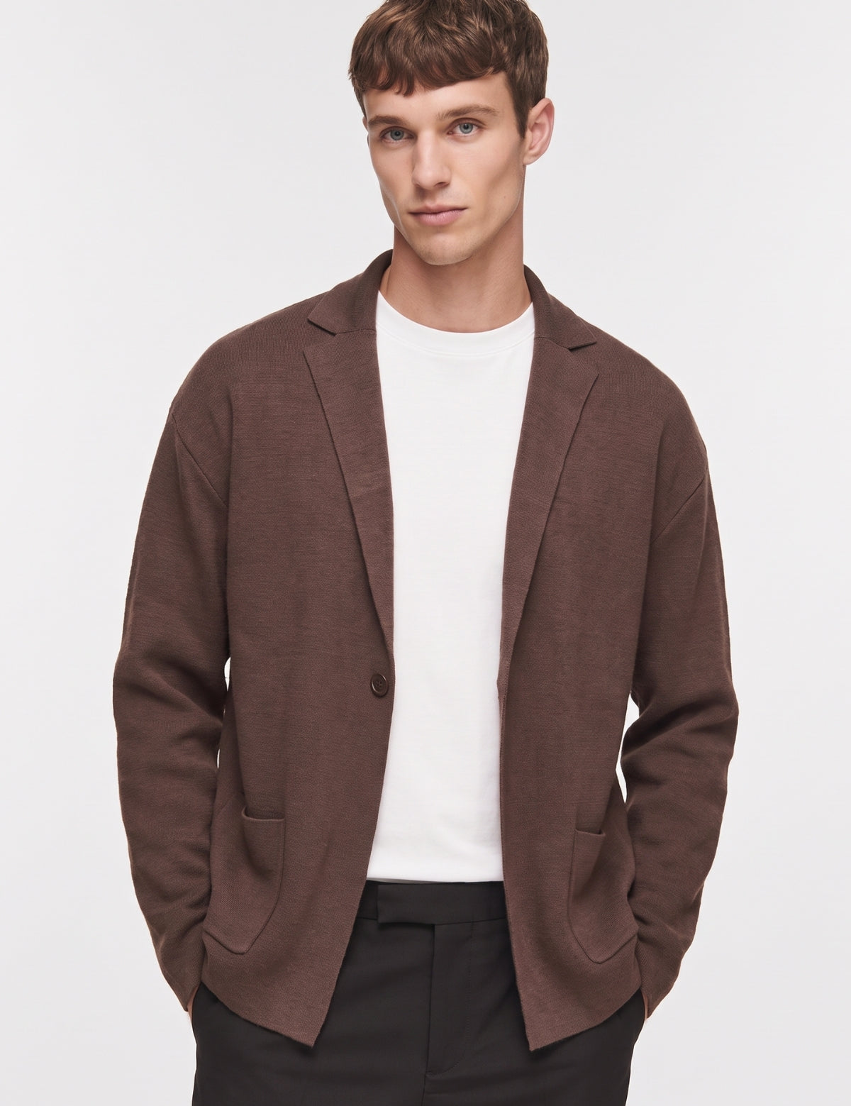 Four Brothers- Giacca Punto Milano Cotone Marrone
