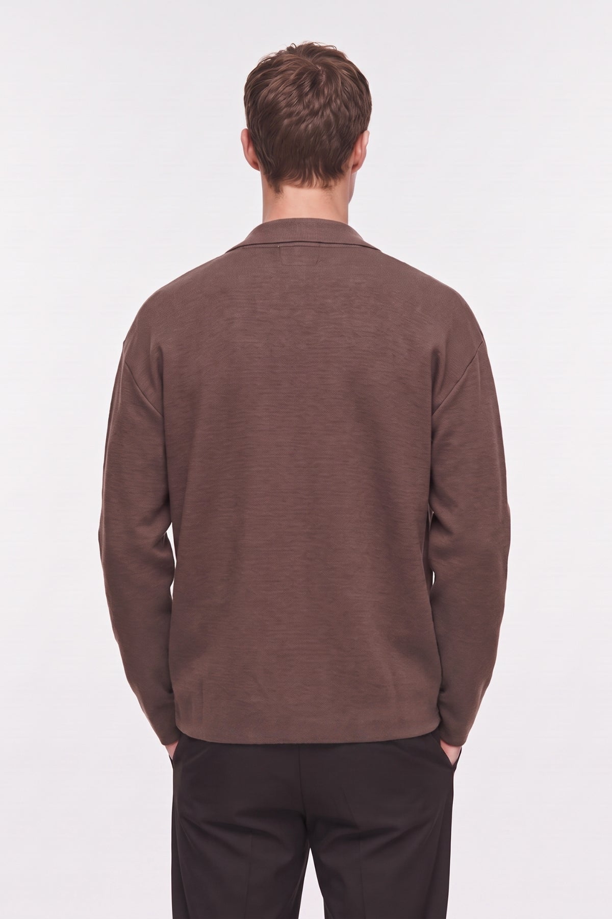 Four Brothers- Giacca Punto Milano Cotone Marrone