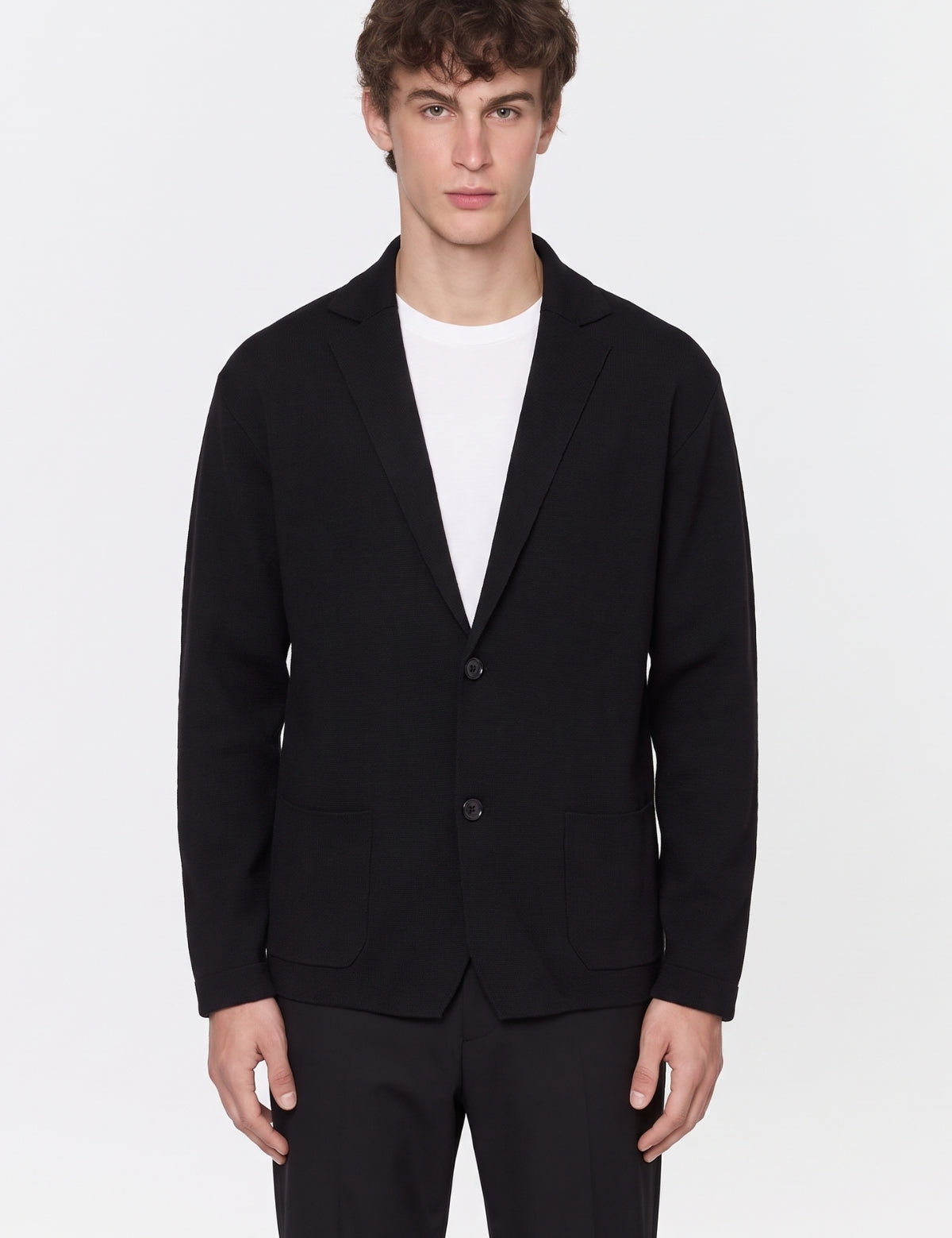 Four Brothers- Giacca Punto Milano Cotone Nero