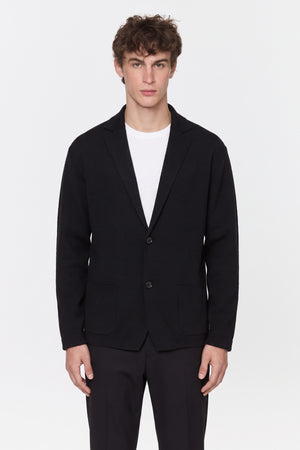 Four Brothers- Giacca Punto Milano Cotone Nero