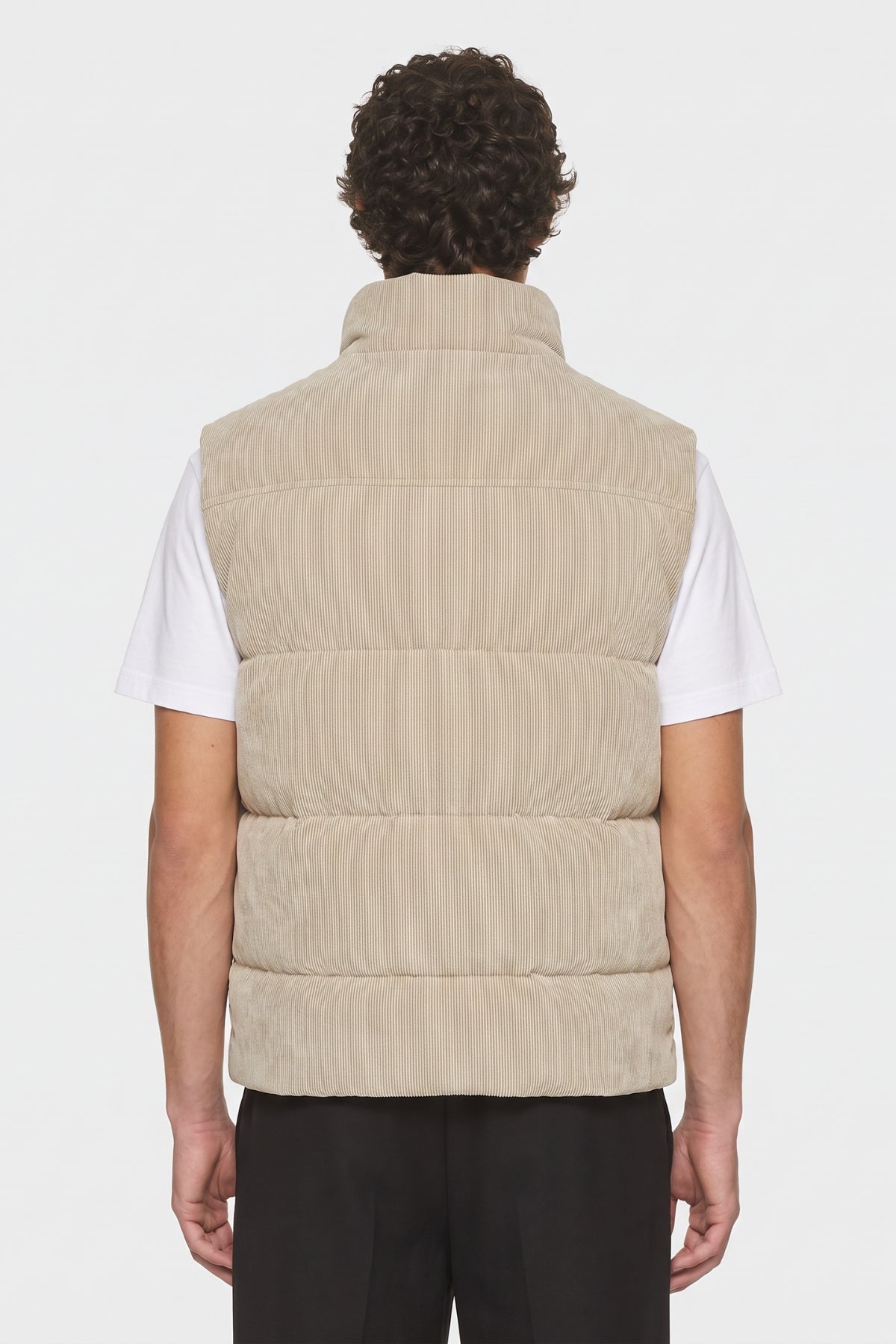 Seinse- Gilet Imbottito Velluto Beige