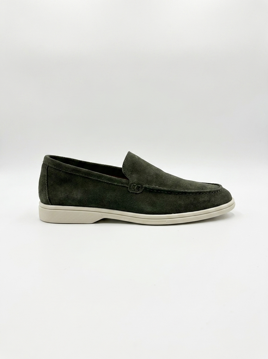 Four Brothers- Mocassino Vera Pelle Verde