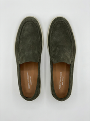Four Brothers- Mocassino Vera Pelle Verde