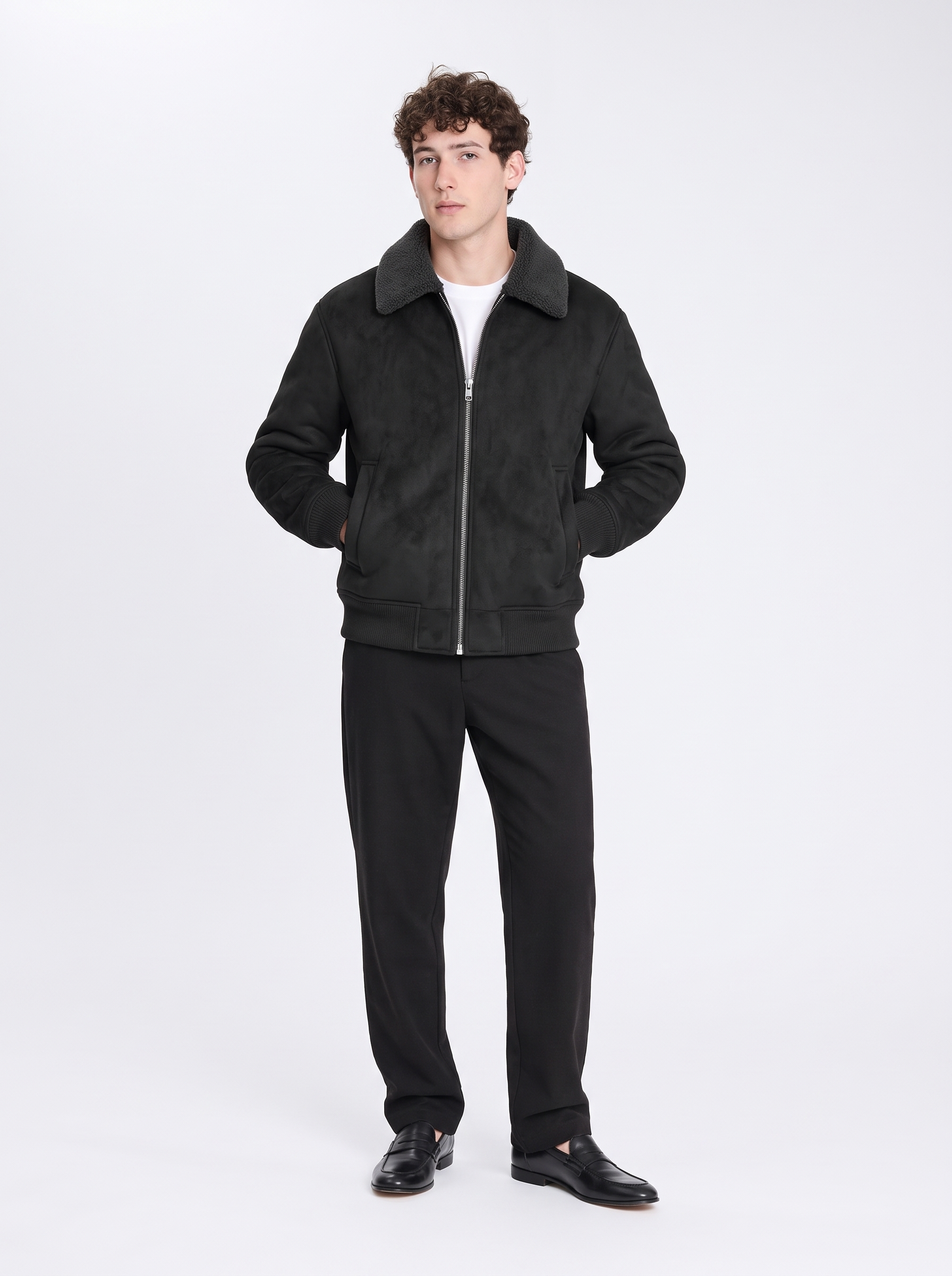 ONSSpencer teddy nera - modello frontale