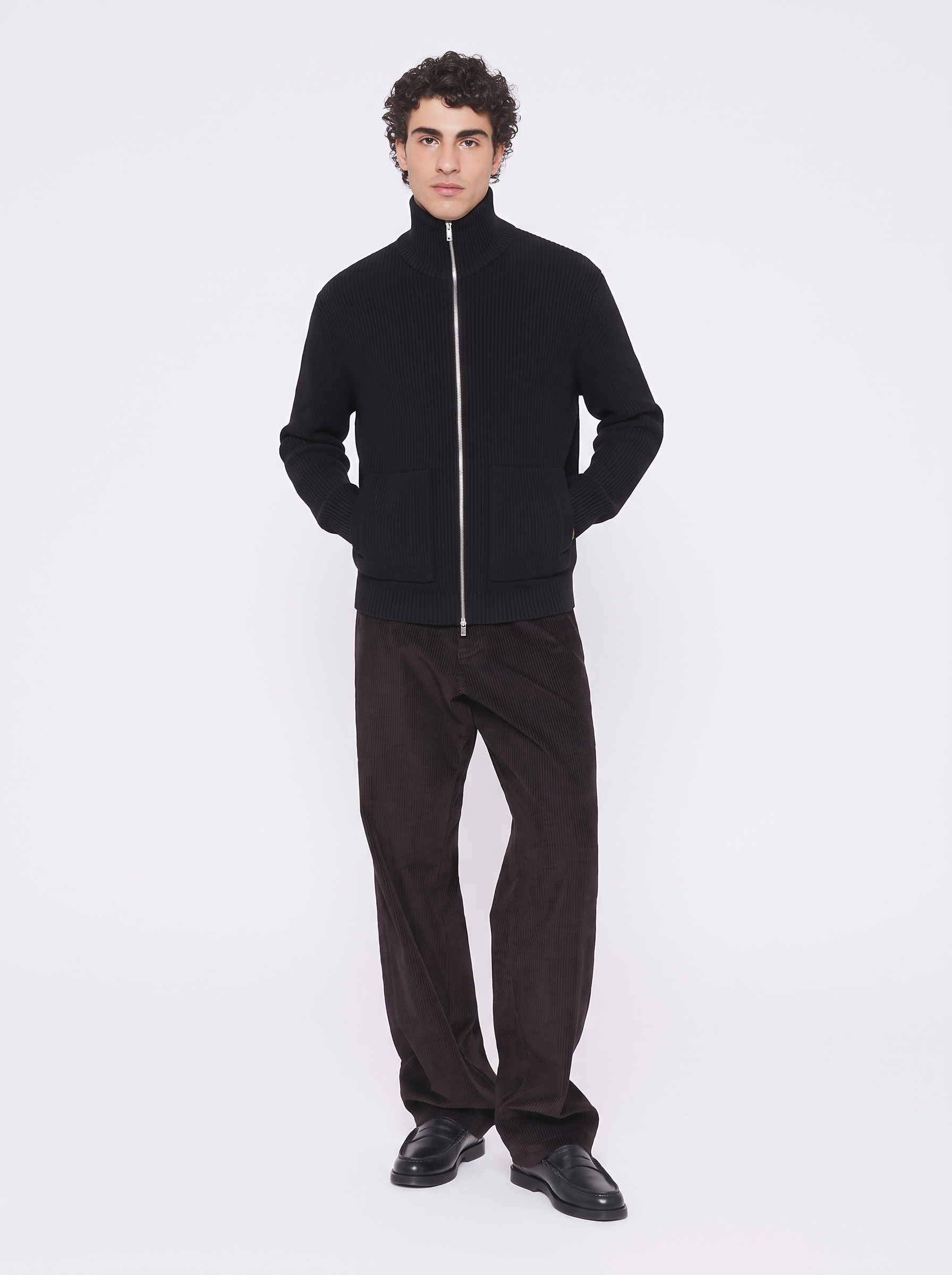 ONSStay cardigan nero - modello frontale